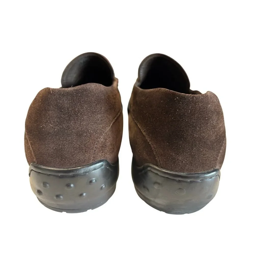 Tod's Suede Driving Penny Loafers, men’s size 10.5